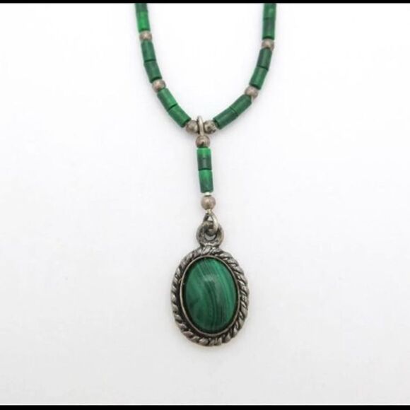 Jewelry - Southwestern Malachite Beaded Necklace